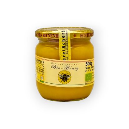 Bild von BIO -  Sonnenblumencreme Honig 500g Scherjau