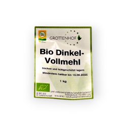 Picture of BIO -  Dinkel - Vollmehl 1 kg GRO 