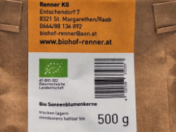 Bild von BIO - Sonnenblumen kerne 0,5kg 