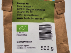 Picture of BIO - Buchweizen Korn 0,5kg 
