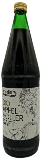 Bild von BIO -  Apfel - Hollersaft 1l 