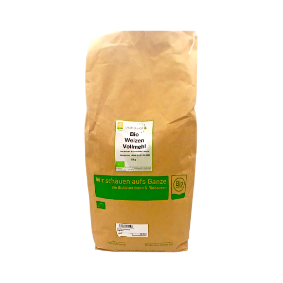 Bild von BIO -  Weizenvollmehl 5kg 