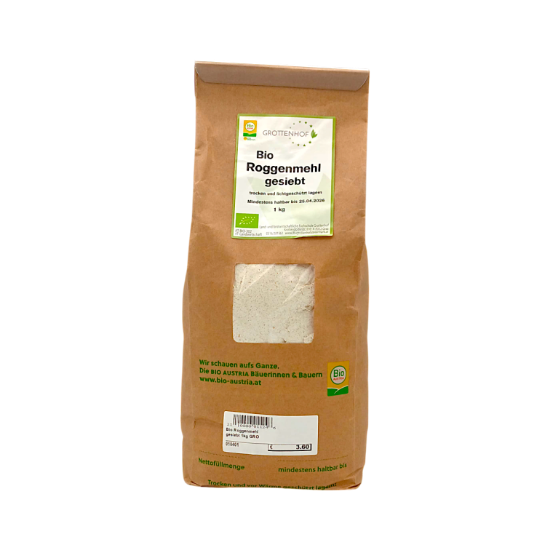 Bild von BIO -  Roggenmehl gesiebt 1kg 