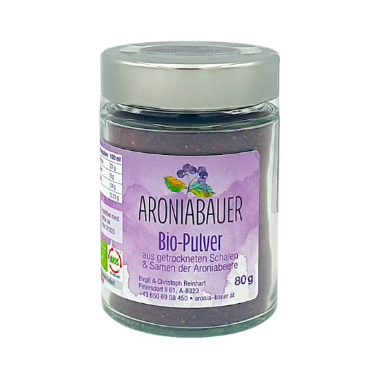 Bild von BIO - Aronia-BIO-Pulver - 80g