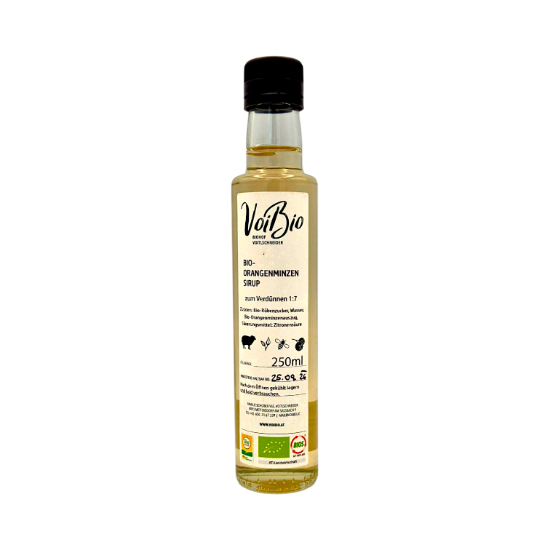 Picture of BIO -  Aroniasirup mit Orangenminze 0,25l 