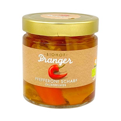 Picture of BIO - Pfefferoni scharf 380g Glas 
