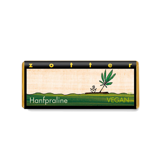 Picture of BIO - Zotter "handgeschöpft" Hanfpraline VEGAN 70g